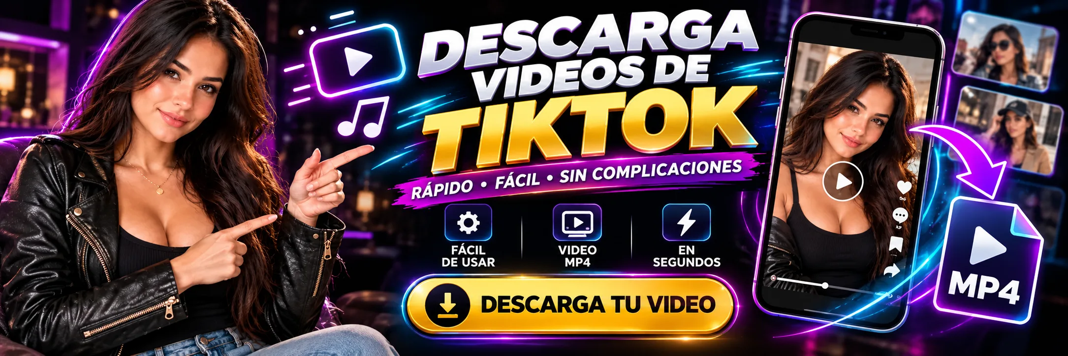 Descarga vídeos de TikTok con El Rincón del Bar