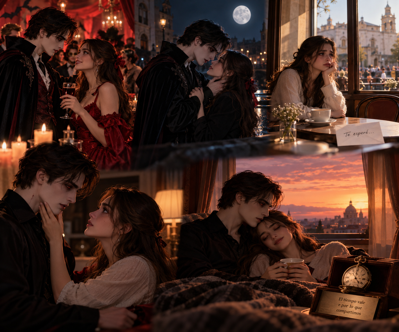 El vampiro que se enamoró de una chica que amaba los amaneceres