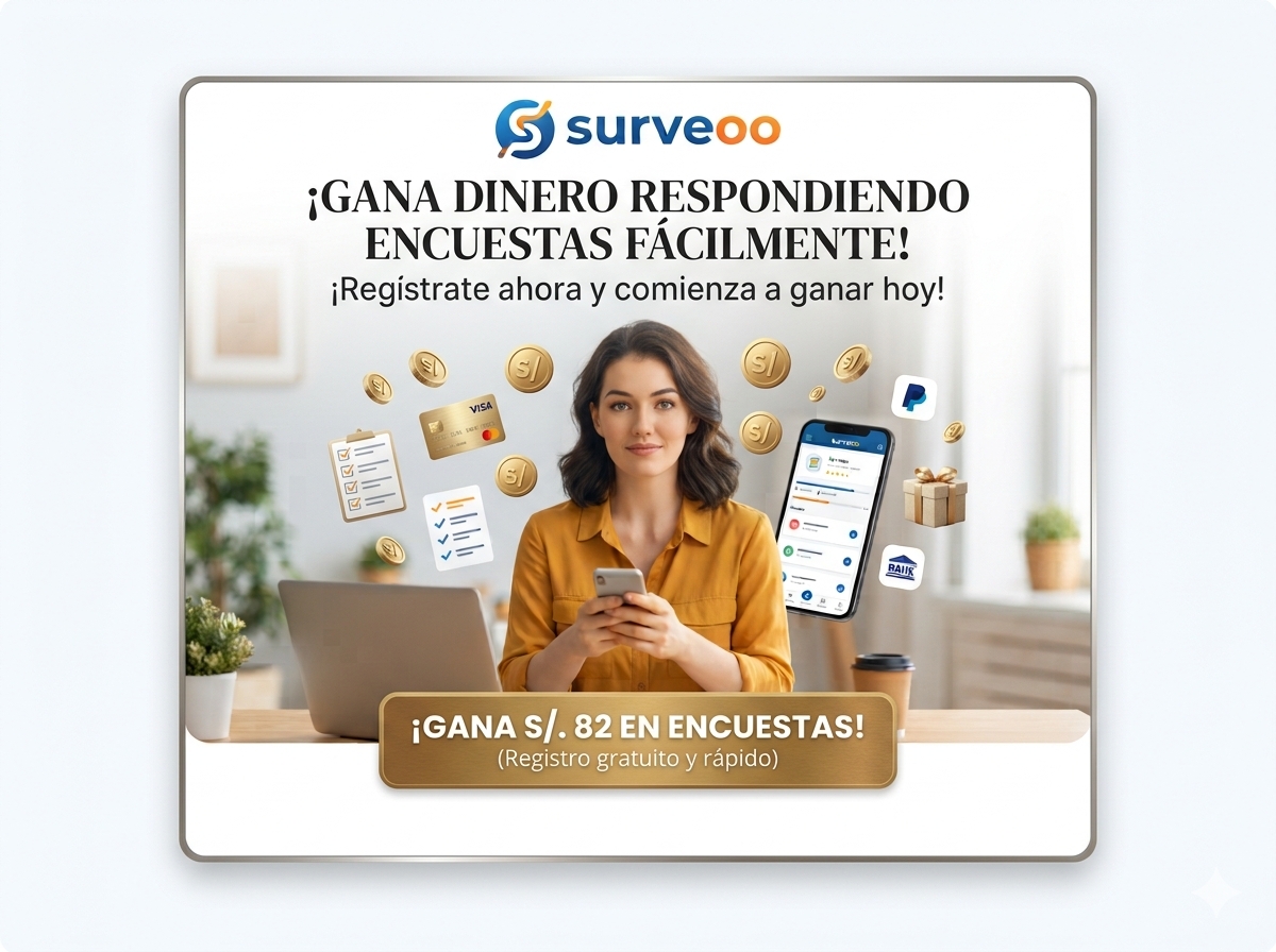 Gana dinero realizando encuestas